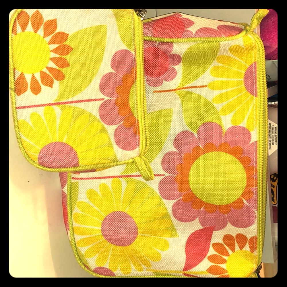Clinique matching makeup bags
